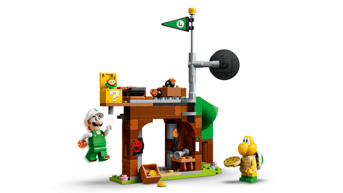 Feuer-Luigi gegen Koopa