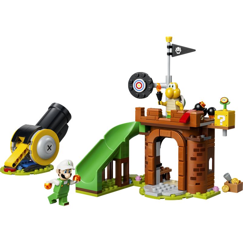 Feuer-Luigi gegen Koopa