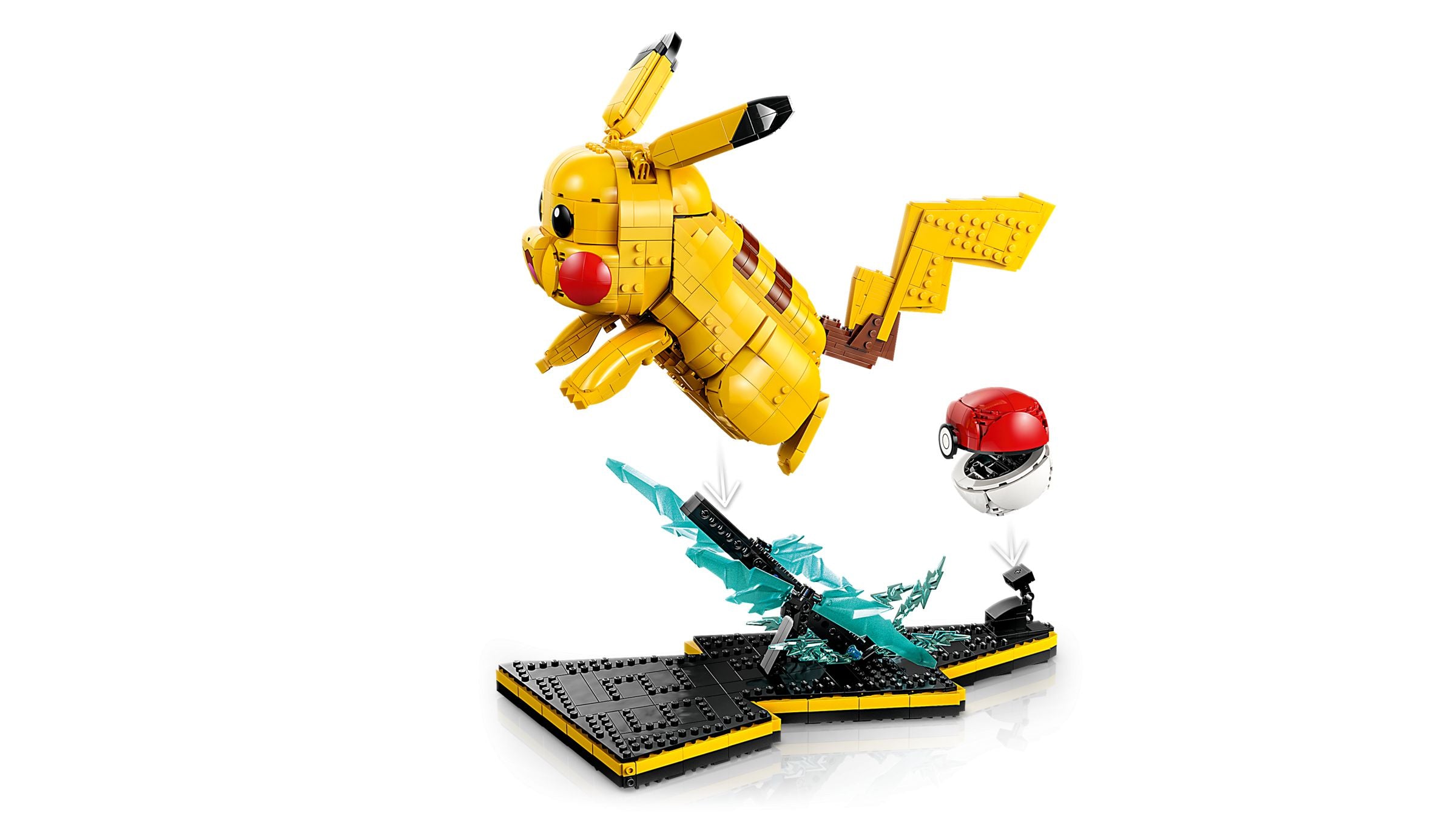 Pikachu und Pokéball