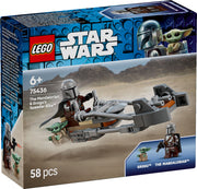 Der Mandalorianer und Grogu auf ihrem Speeder Bike™