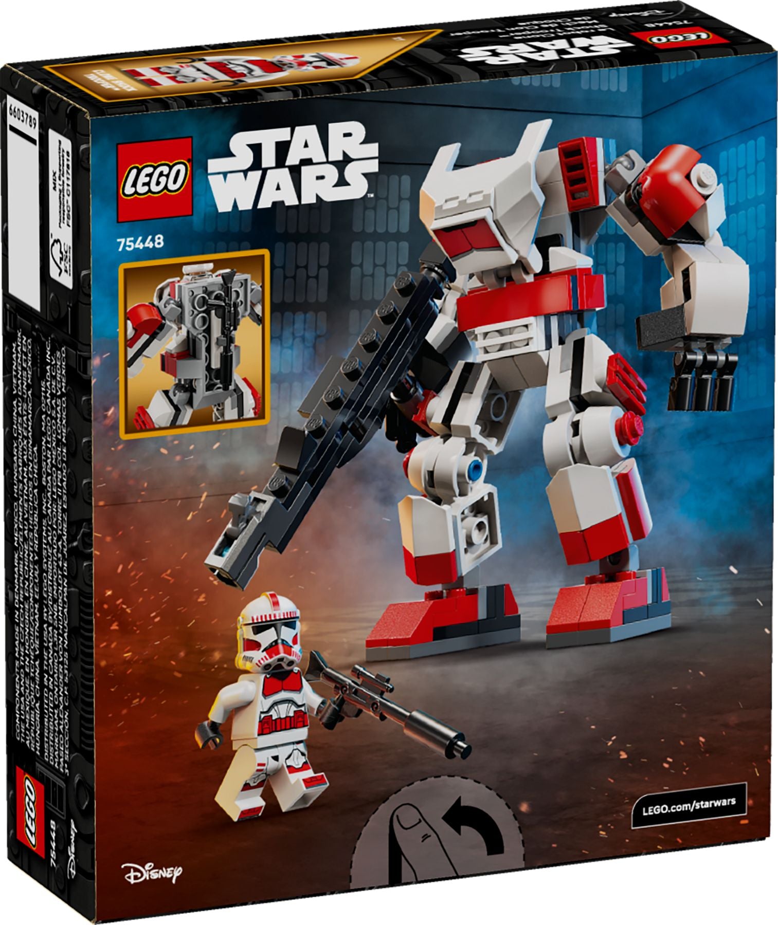 Mech des soldats de choc clones