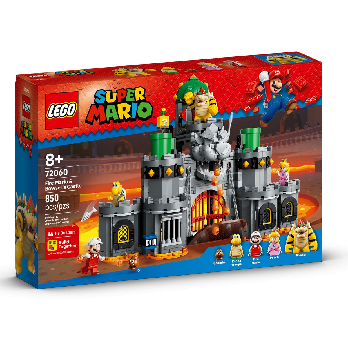 Feuer-Mario & Bowsers Festung