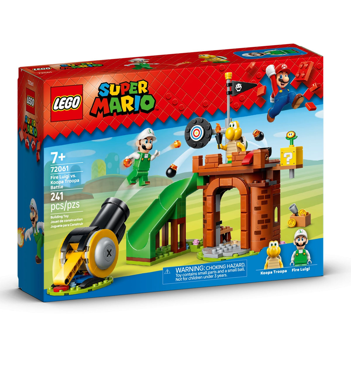 Feuer-Luigi gegen Koopa