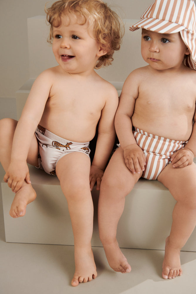 Anthony UV Baby Badehose Leopard Sandy