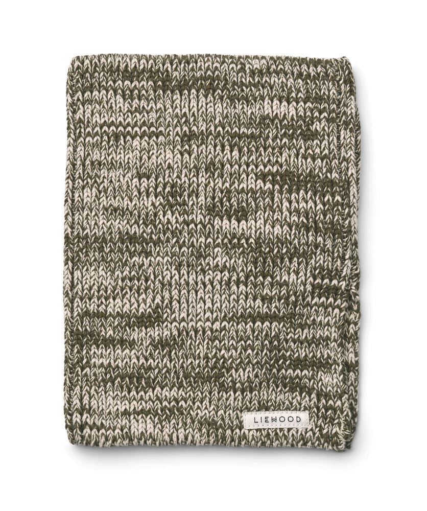 Cache-cou Mathias en maille, style militaire, couleur sable