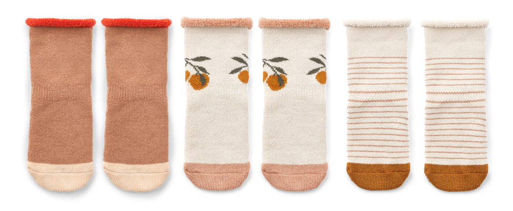 Eloy Babysocken Antirutsch Peach