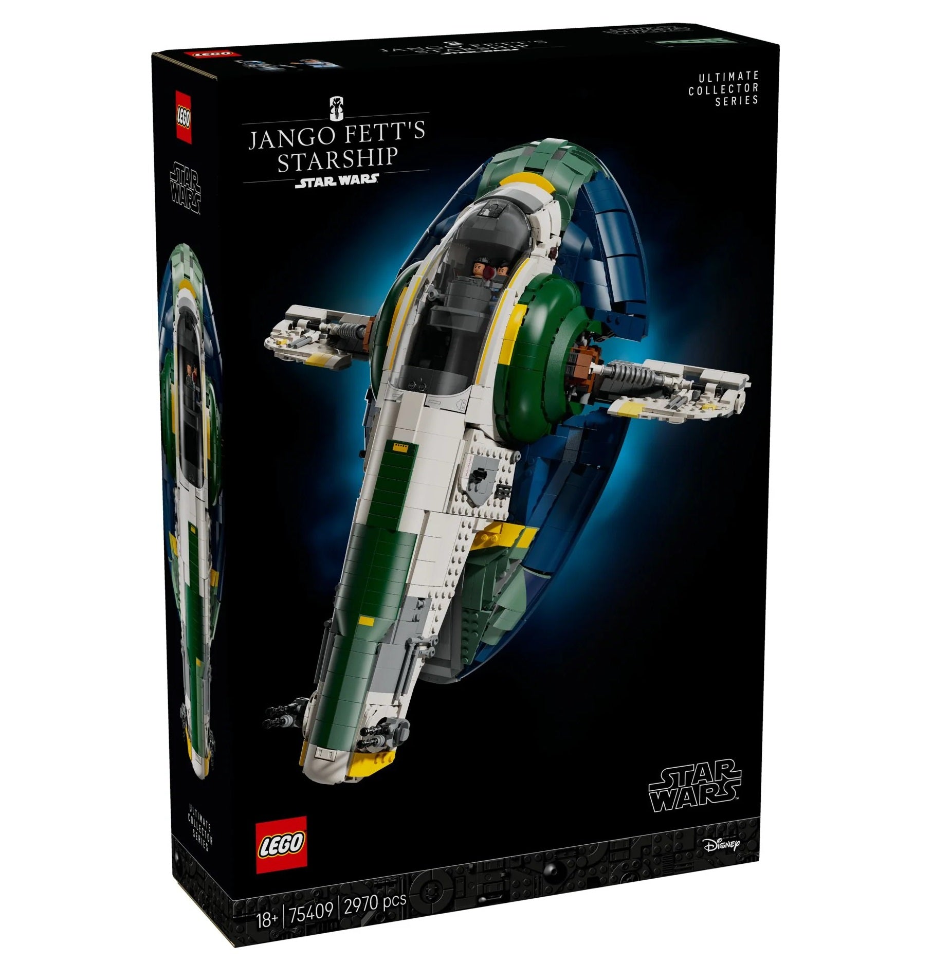 Le vaisseau spatial de classe Firespray de Jango Fett