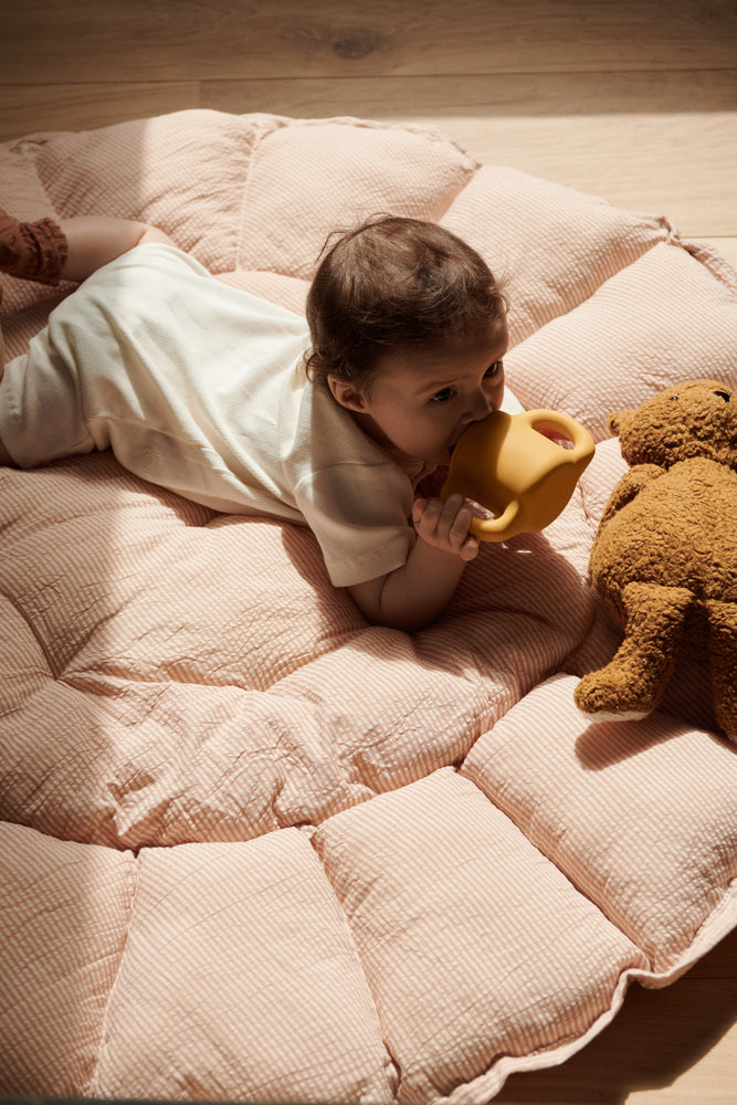 Ola 2 in 1 Babynest Playmat Classic Punkte Cream