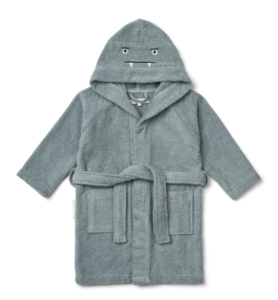 Lily Bathrobe Monster Blue Fog