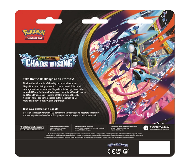 ME04 Chaos Rising Three Pack Blister
