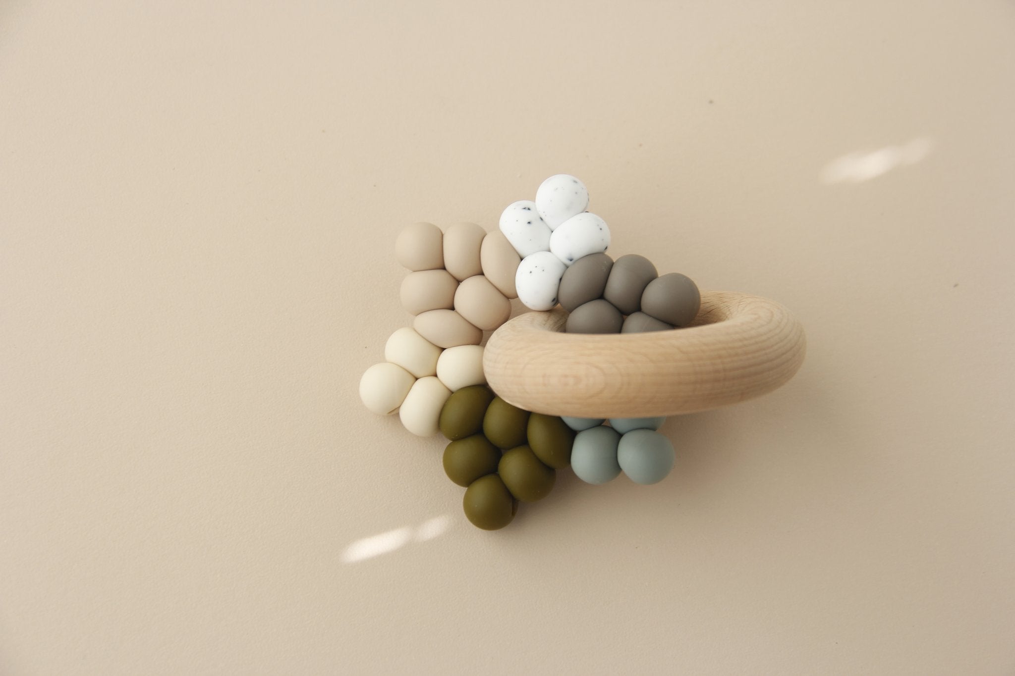 Lot de pailles en silicone Zoe, bleu multicolore