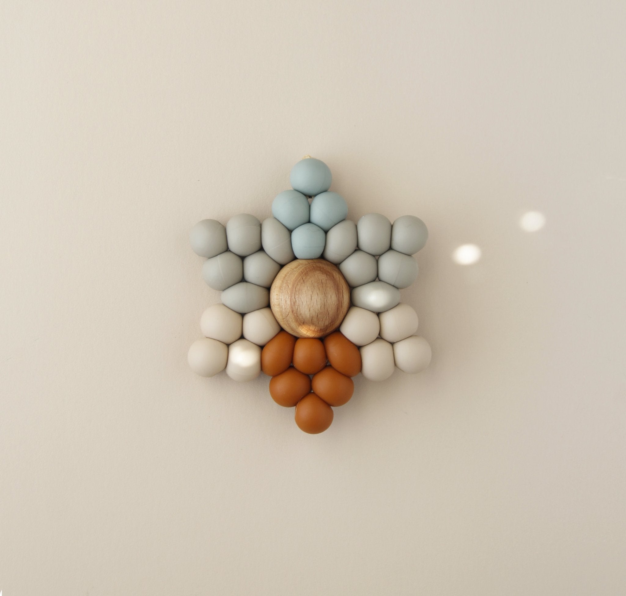 Lot de pailles en silicone Zoe, bleu multicolore