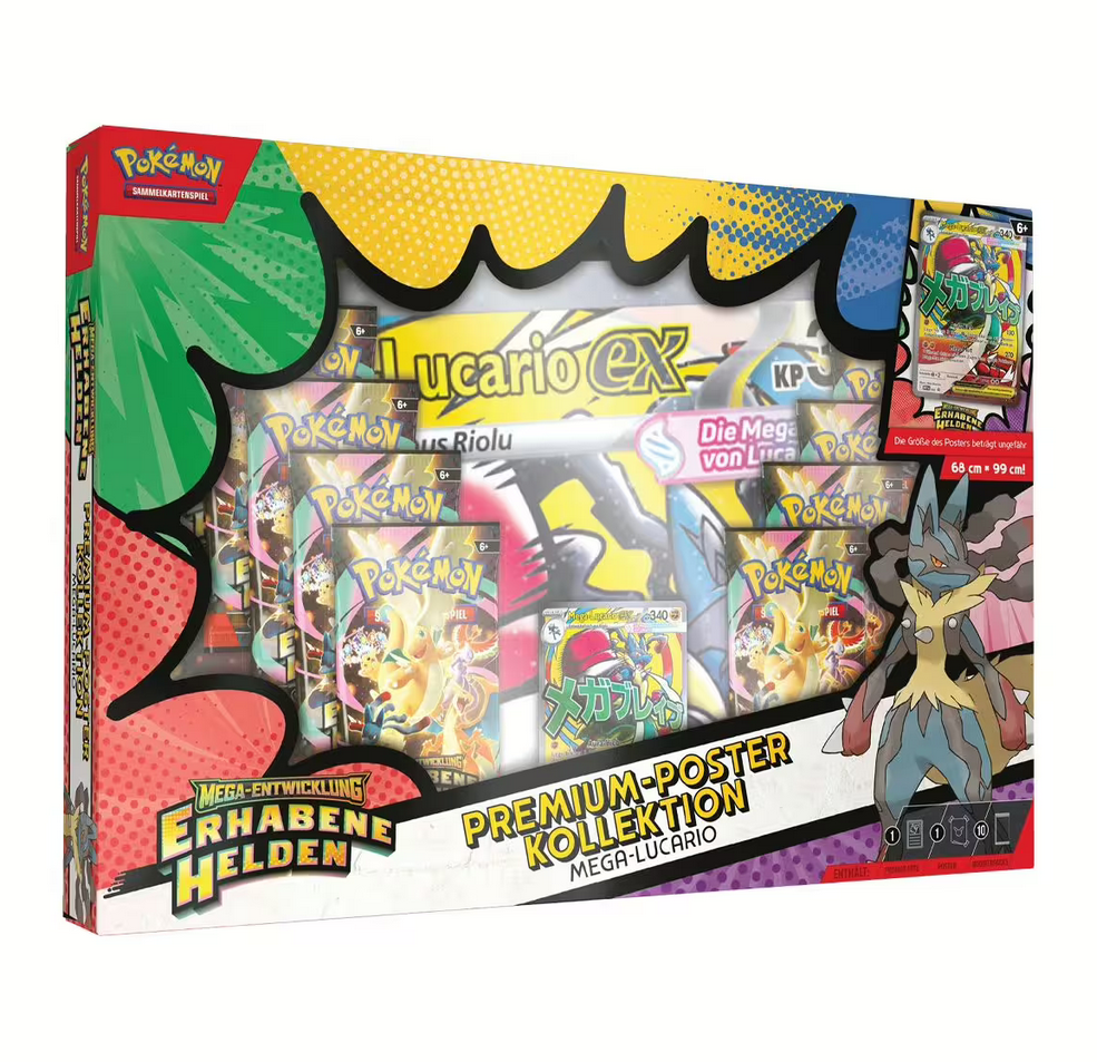 ME02.5 'Ascended Heroes' Premium Poster Collection Lucario