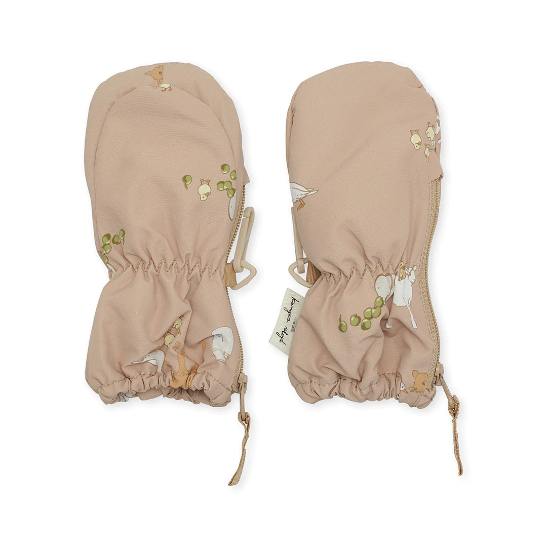 Baby Fäustlinge Schneehandschuhe Farm Blush