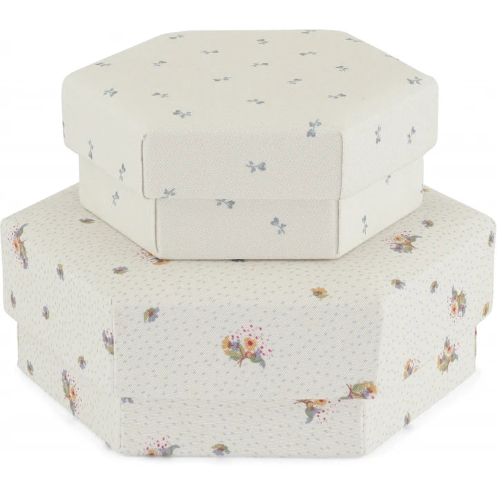 Gepolsterte Boxen Flower Bouquet / Bisou Blue