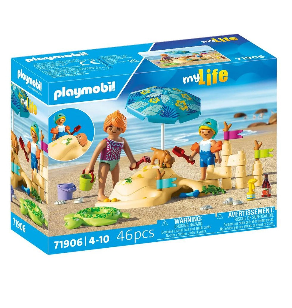 Family fun at the beach
