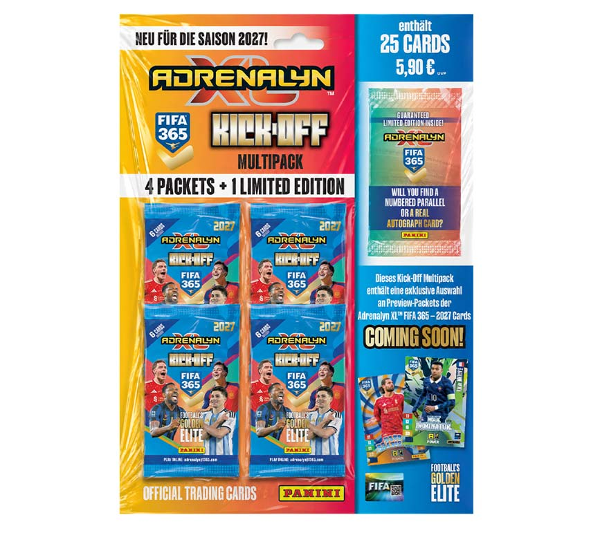 FIFA 365 2026/2027 TC Adrenalyn XL – KICKOFF MULTIPACK