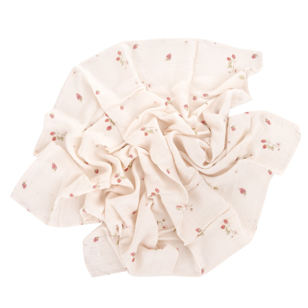 Bambus Muslin Raspberries