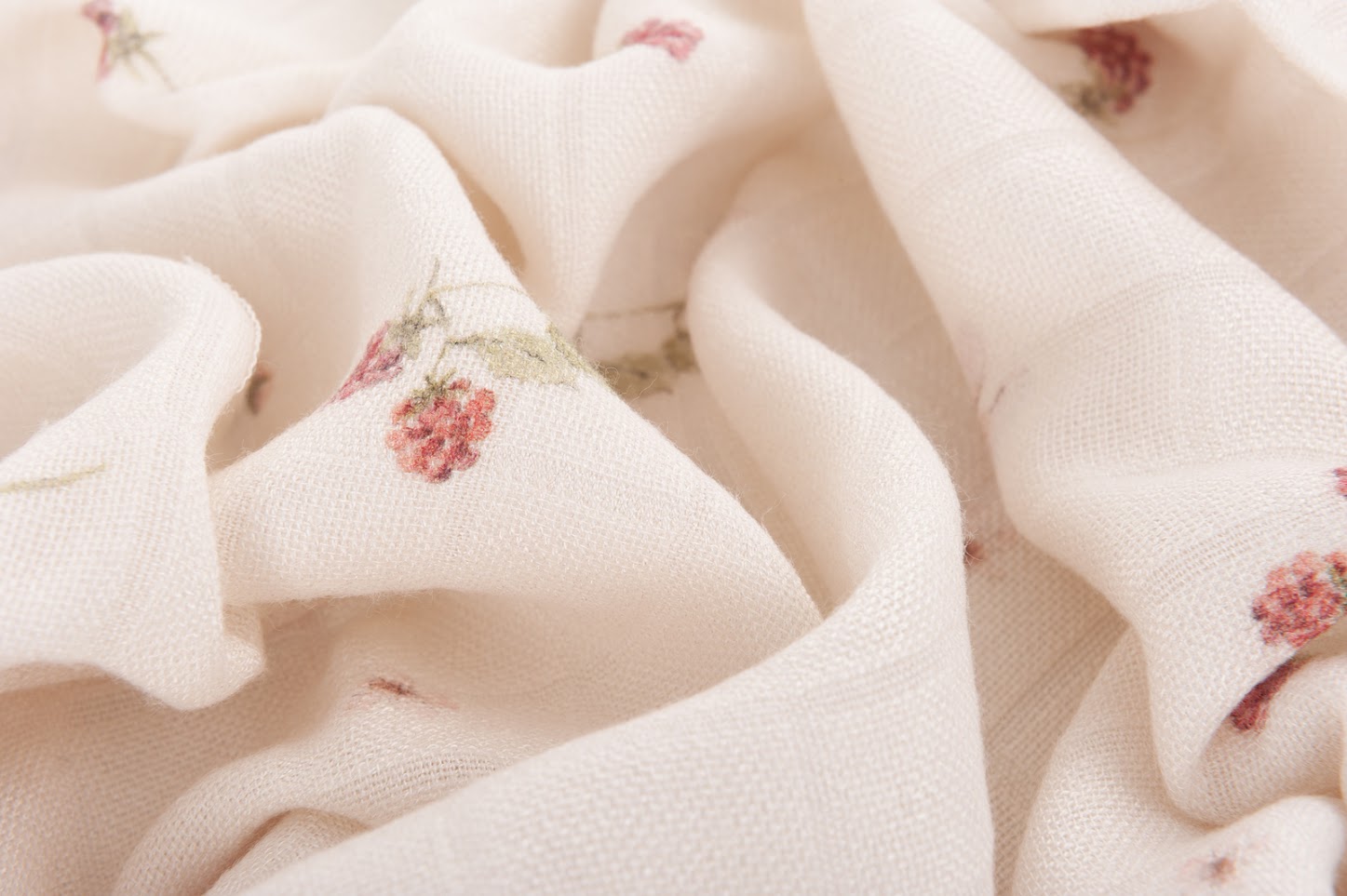 Bambus Muslin Raspberries