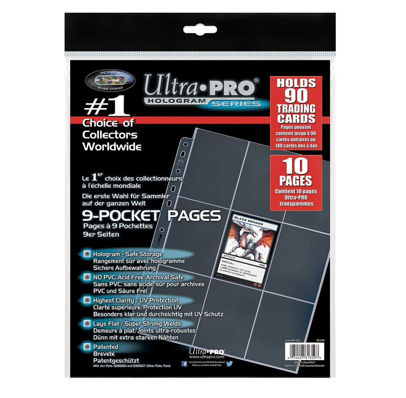 Platinum 9-Pocket Pages