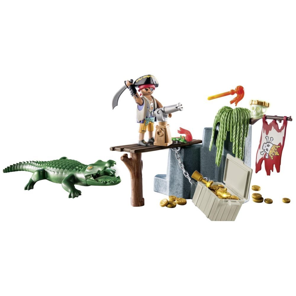 Pirate with alligator