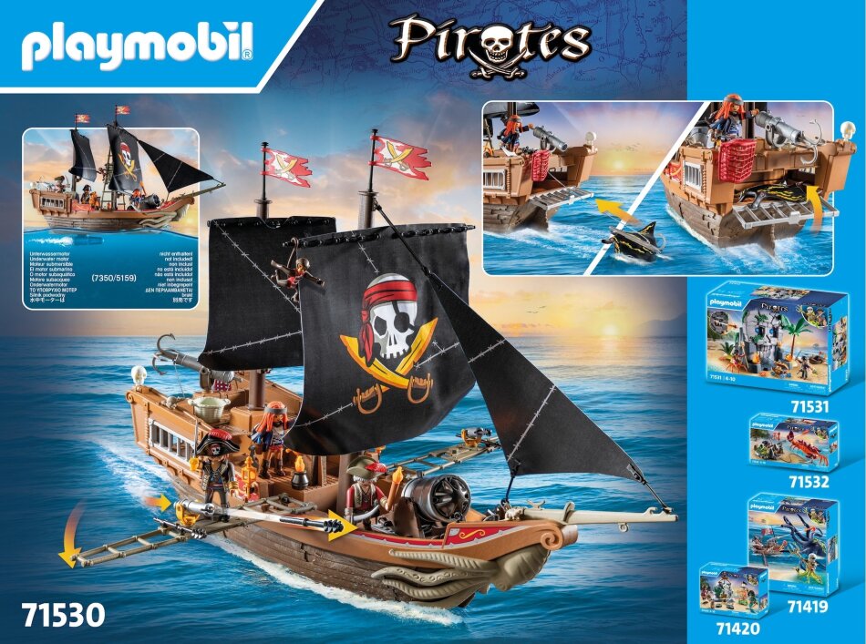 Großes Piratenschiff