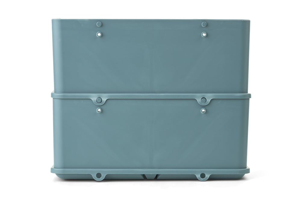 Organiseur de bureau Rosemary M, lot de 2, bleu baleine