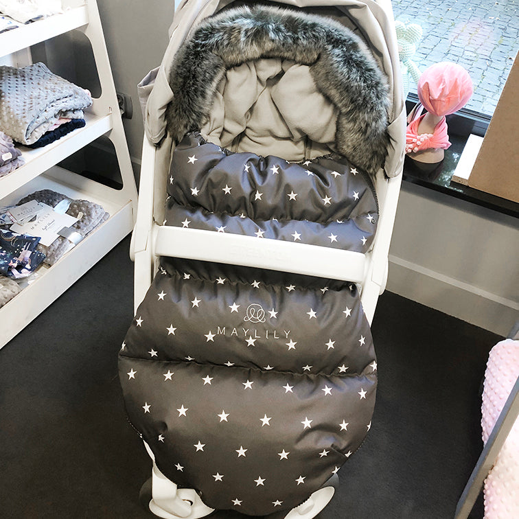 Fusssack Graphit Stars