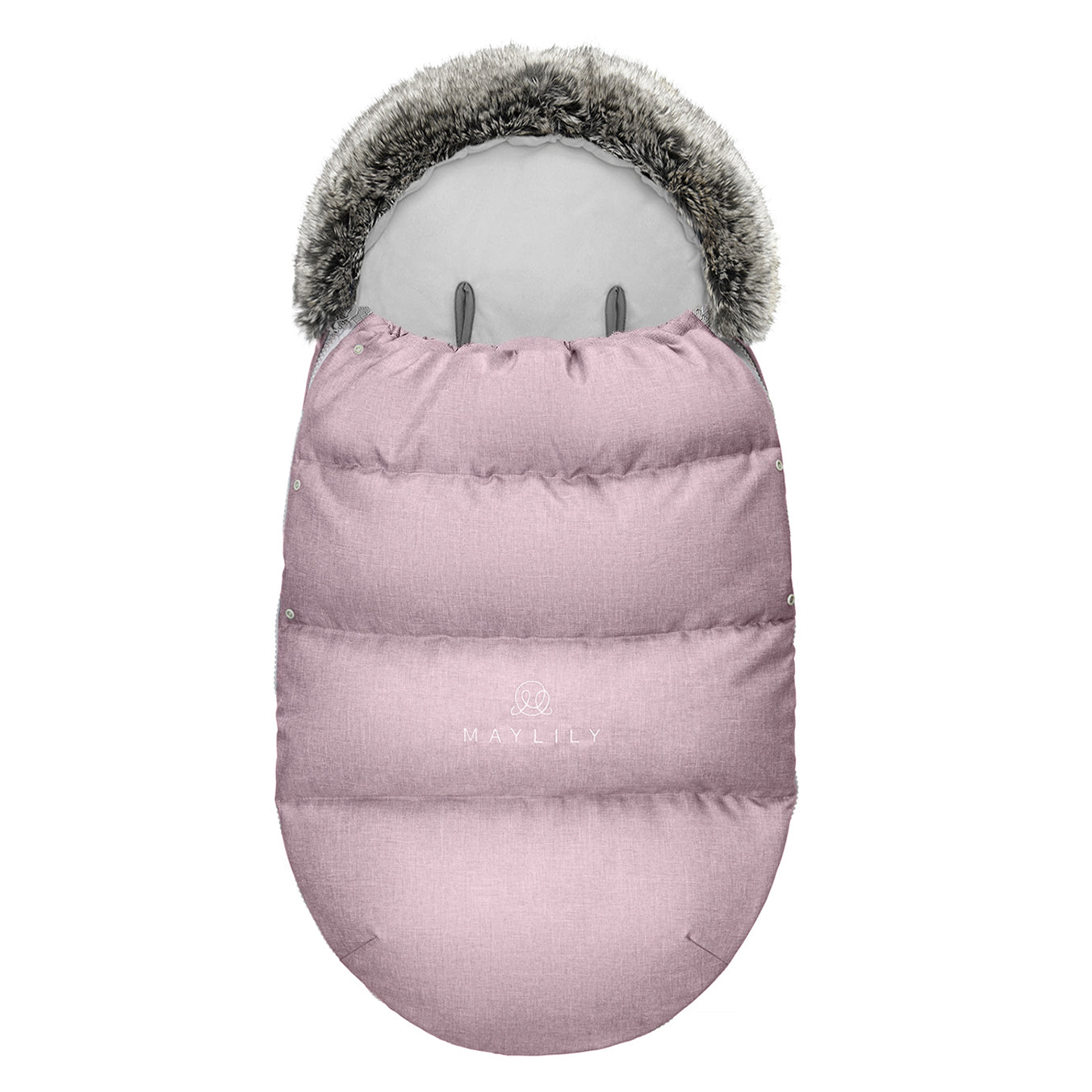 Fusssack Altrosa meliert