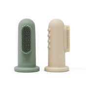 Lot de pailles en silicone Zoe, bleu multicolore