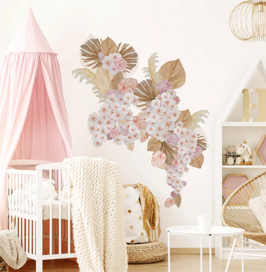 Orchid, Rose & Pampas Set