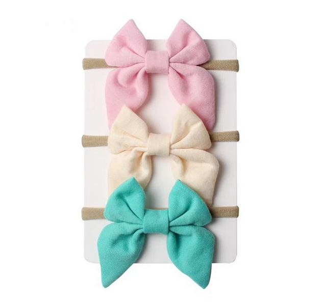 Stirnband Set Pastell