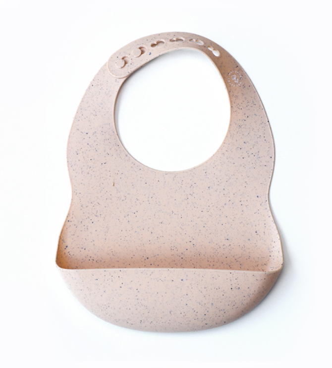 Silikon Lätzchen Blush Speckle