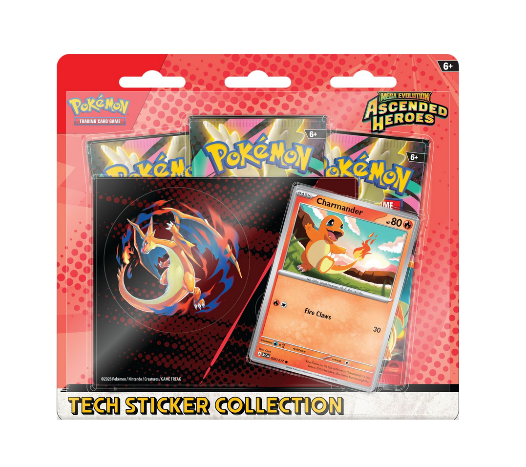 ME02.5 'Erhabene Helden' Tech Sticker Mega Charizard Collection