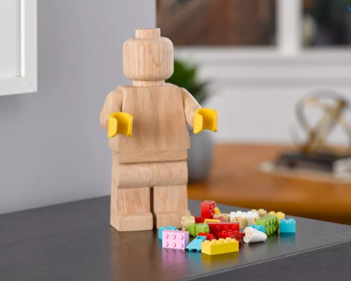 Holz-Minifigur