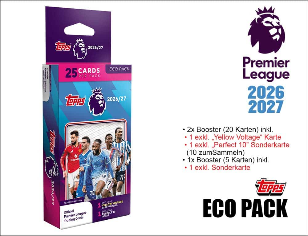 Flagship Premier League Trading Cards 2026/2027 – ECO PACK