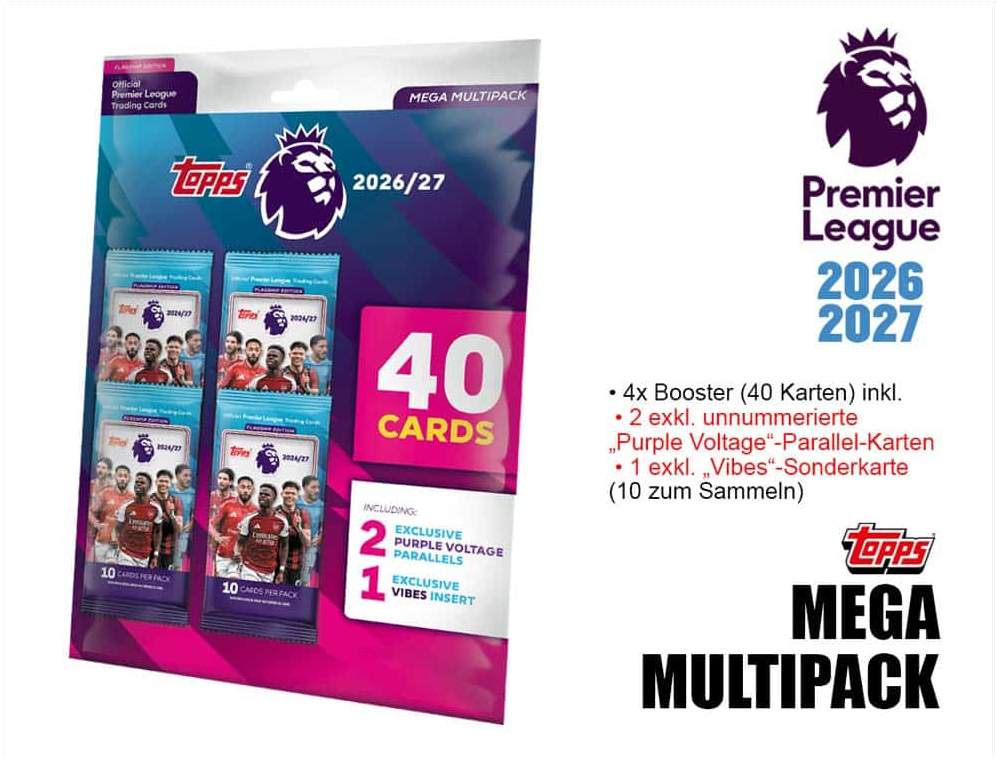 Flagship Premier League Trading Cards 2026/2027 – ECO PACK