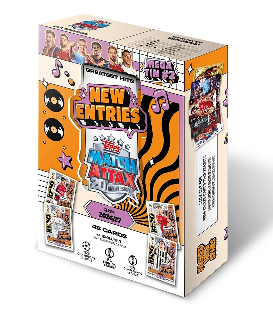 UEFA Champions League Club Competition Match Attax 2026/2027 – MEGA TINS
