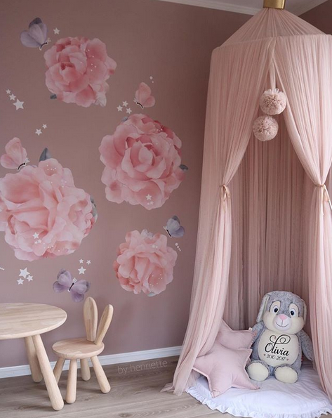 Wandsticker Peonies & Butterflies Pack 3