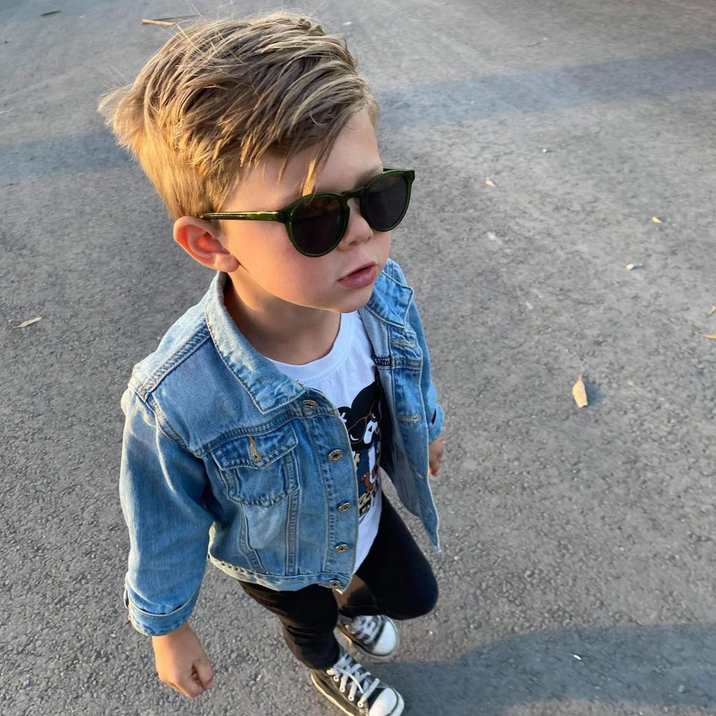 Kinder Sonnenbrille Harlem Forest Green