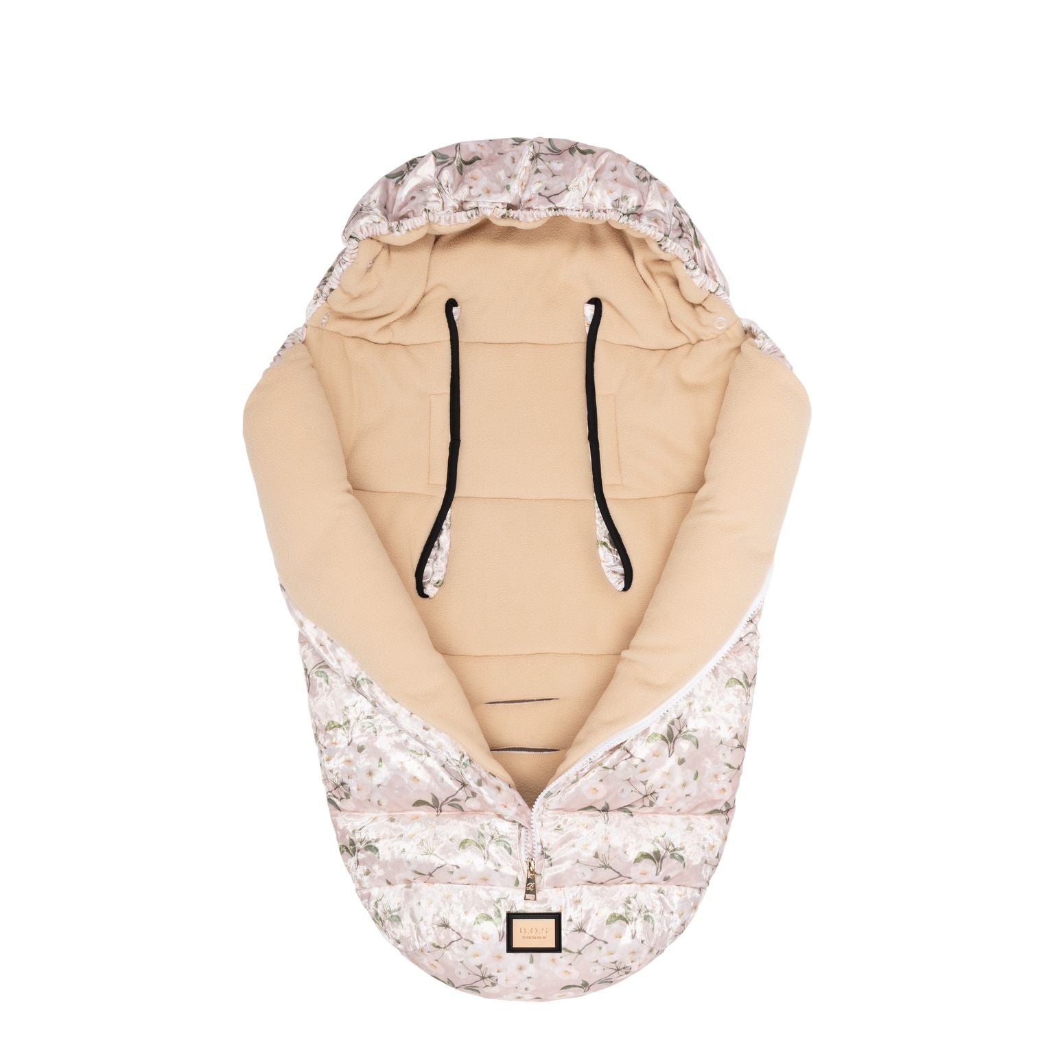 Fusssack Dreamy Samt Blumen