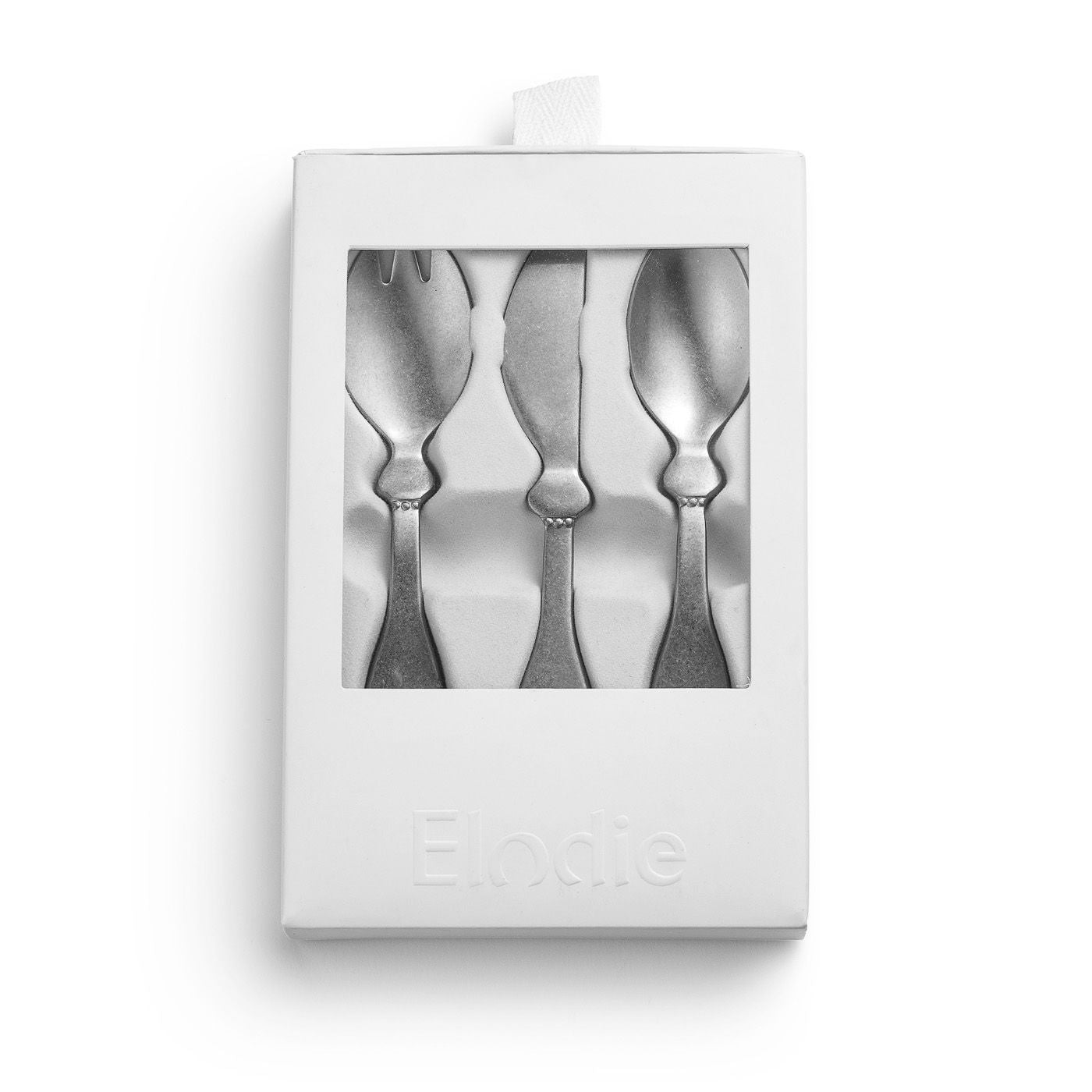 Cutlery set Antique silver matte
