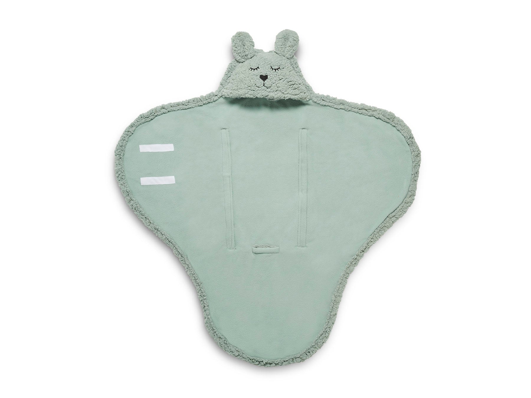 Kuschelwrap Plüsch Bunny Ash Green