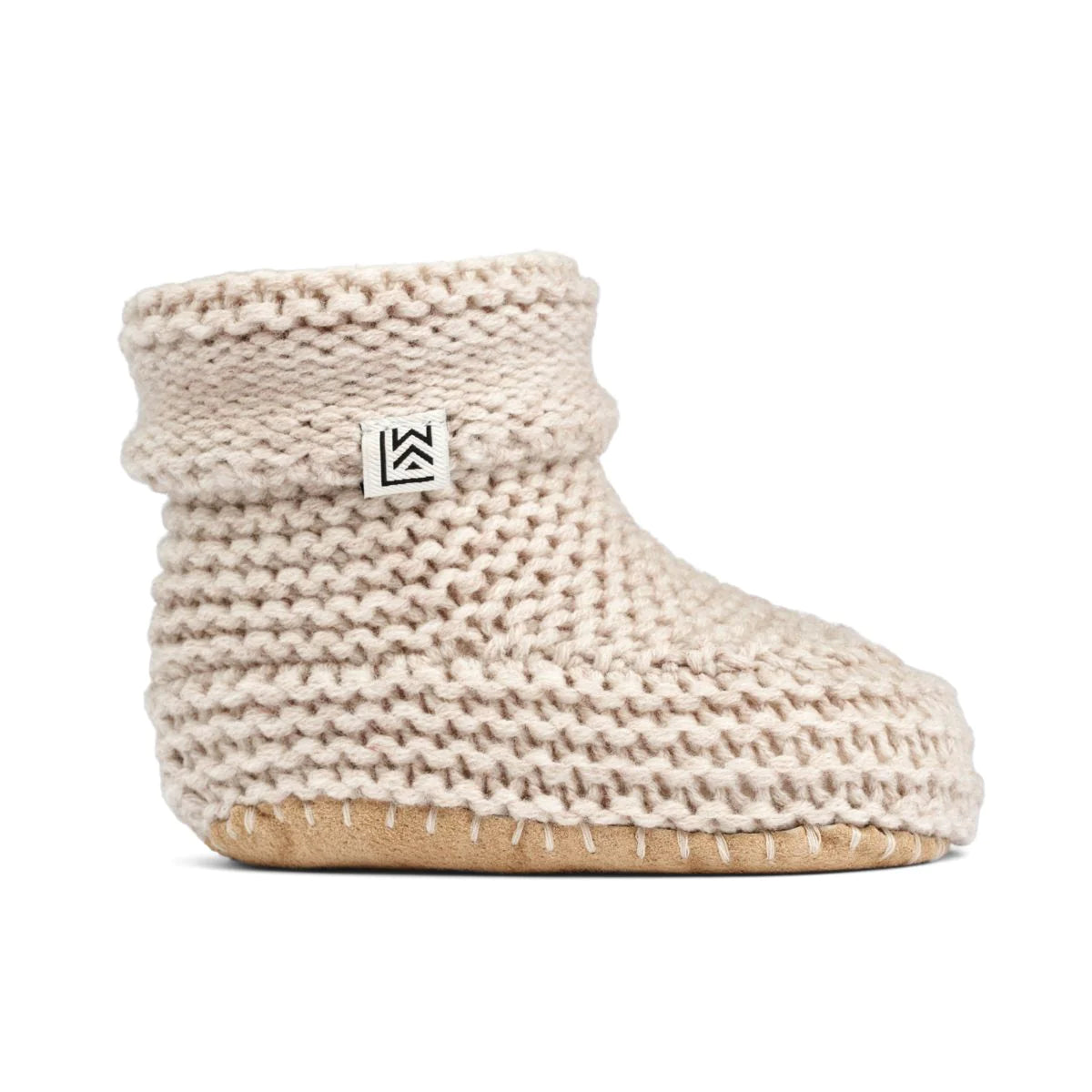 Chaussons tricotés pour bébé Vigge Rose