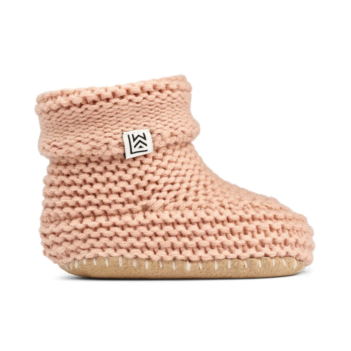 Chaussons tricotés pour bébé Vigge Rose