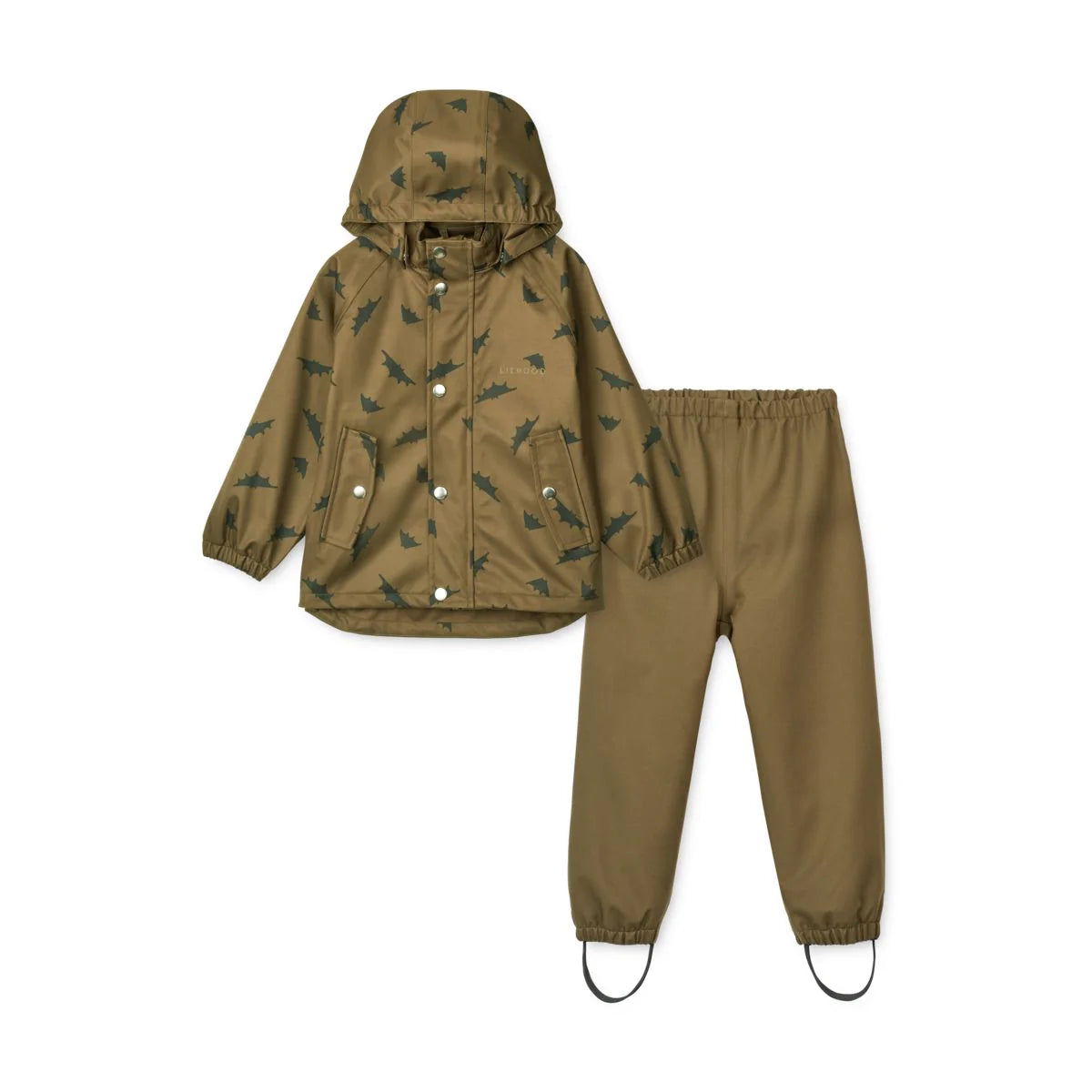 Ensemble imperméable softshell Parker Mini Leo Rose Toscane