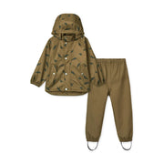 Parker Softshell Regenbekleidungsset Bats Khaki
