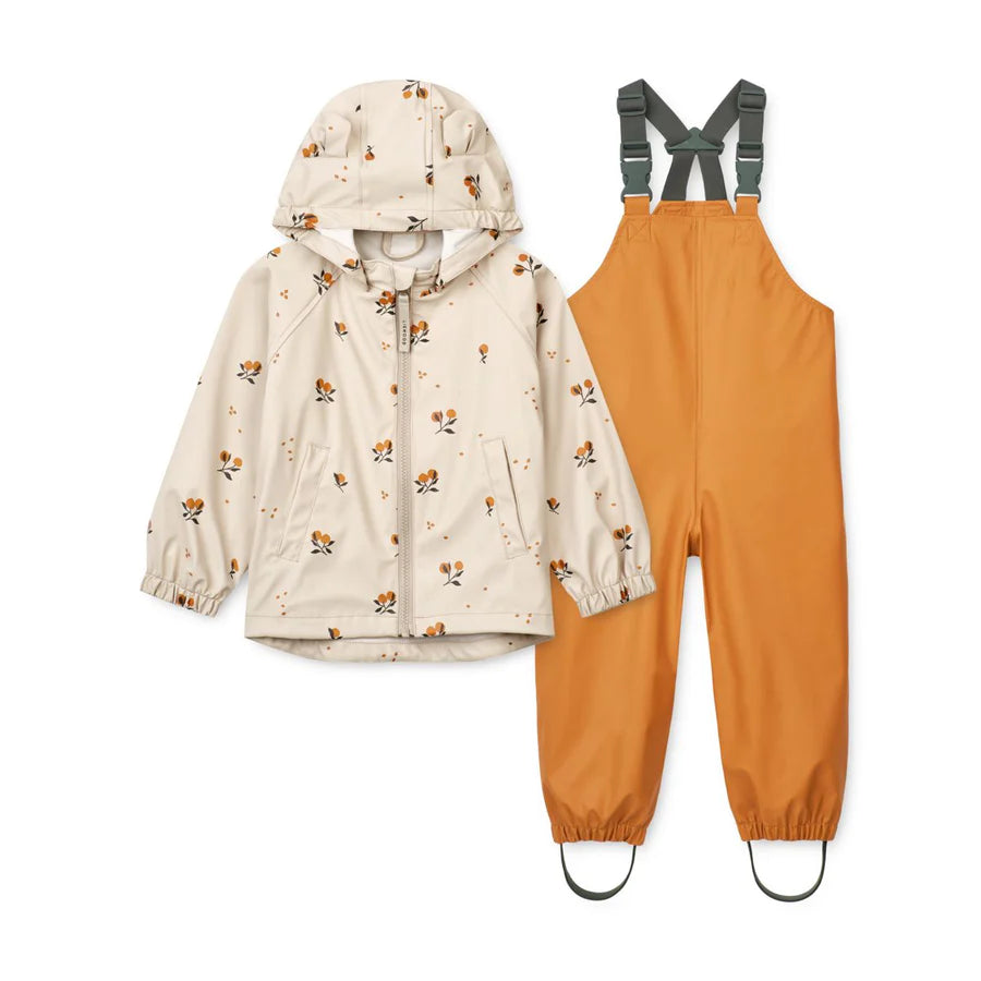 Ensemble imperméable Melodi couleur pêche sable