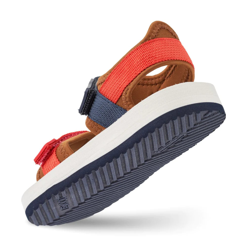 Monty Sandale extraleicht Midnight Navy Red