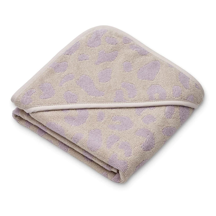 Alba Kapuzen Badetuch Leo Misty Lilac (Grösse Baby)
